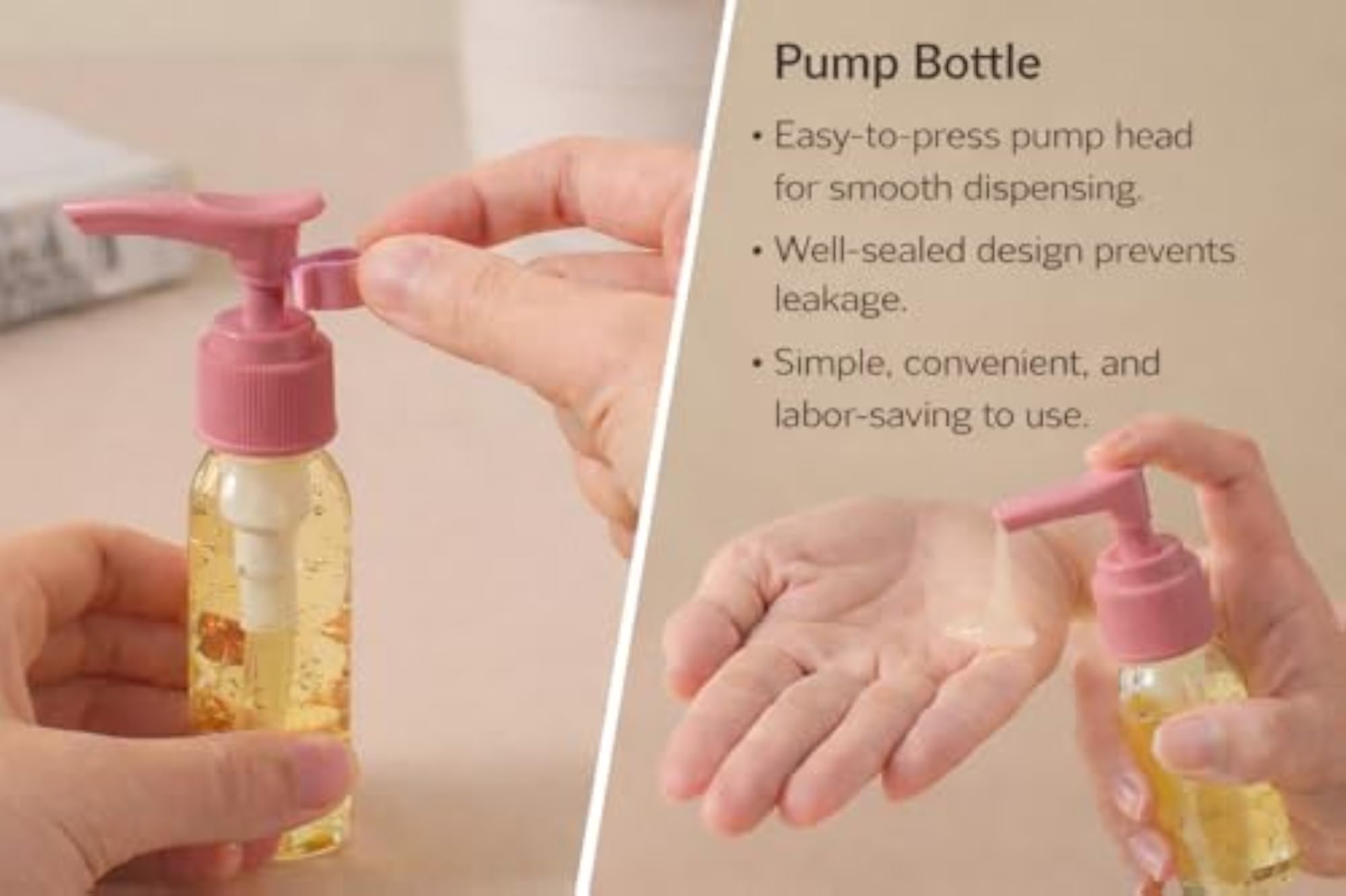 9 Piece Refillable Travel Bottle Kit for Toiletries